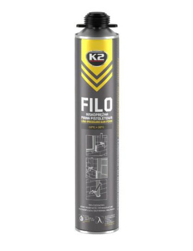 K2 PIANA PISTOLETOWA NISKOPRĘŻNA FILO 750ml