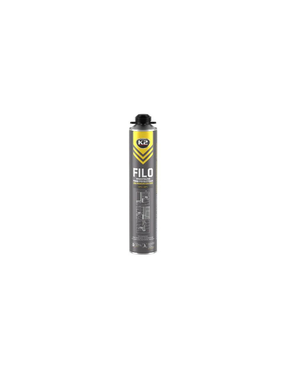 K2 PIANA PISTOLETOWA NISKOPRĘŻNA FILO 750ml