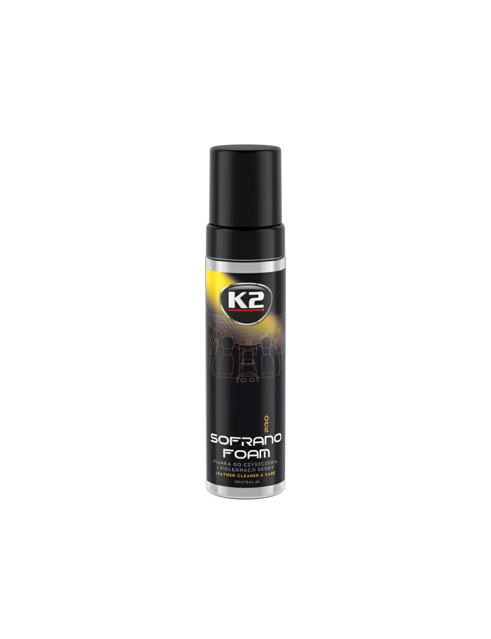 K2 PIANKA DO CZYSZCZENIA SKÓRY FOAM PRO 200ML