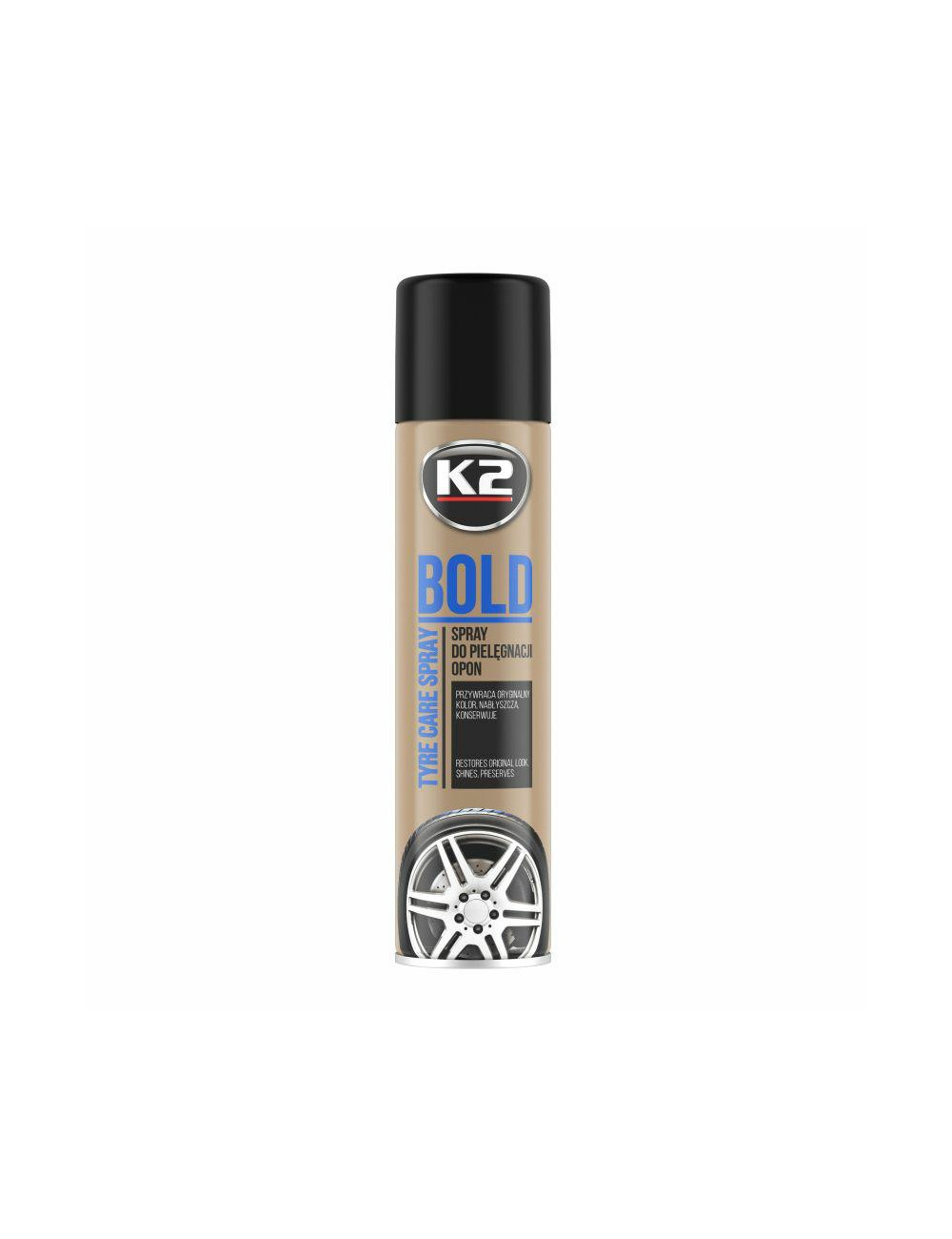 K2 SPRAY DO CZYSZCZENIA OPON BOLD 600ML