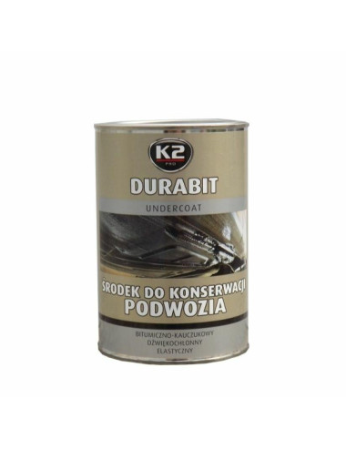 K2 BITUMICZNY ŚRODEK DO KONSERWACJI PODWOZIA DURABIT 1L (POD PĘDZEL)