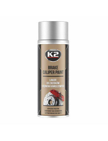 K2 LAKIER BRAKE CALIPER SPRAY- SREBRNY 400ml