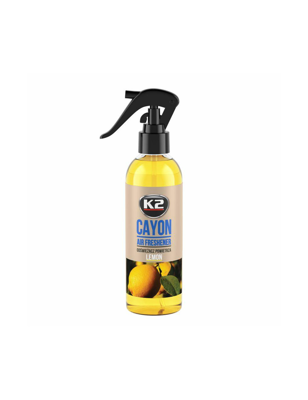 K2 ODŚWIEŻACZ POWIETRZA. DEOCAR LEMON 250ML 250ML