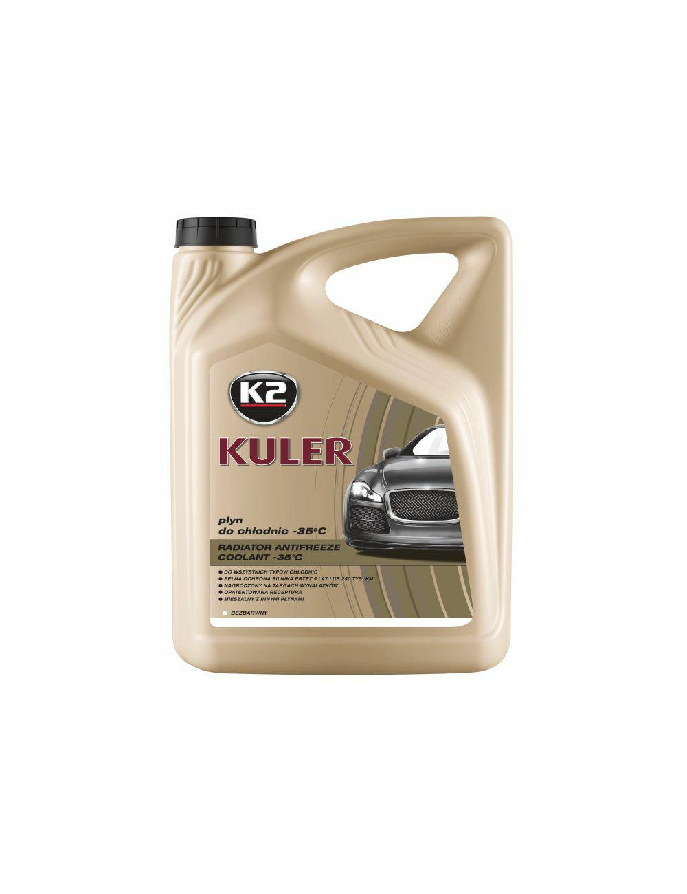K2 PŁYN DO CHŁODNIC BEZBARWNY KULER -35C 5L
