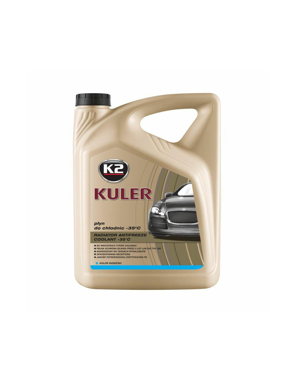 K2 PŁYN DO CHŁODNIC KULER -35C 5L NIEBIESKI