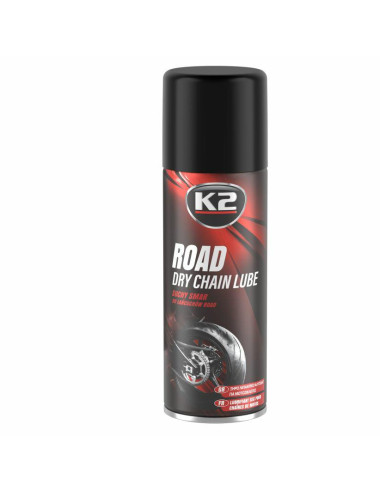 K2 SUCHY SMAR DO ŁAŃCUCHÓW MOTOCYKLOWYCH ROAD 400ML