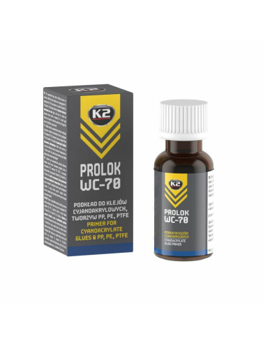 K2 PROLOK WC-70 PODKŁĄD DO KLEJÓW CYJANOAKRYLOWYCH 20ML
