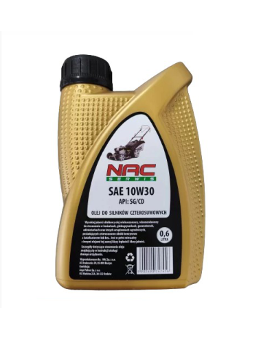 NAC OLEJ DO KOSIAREK 10W30 0,6L 4-SUW