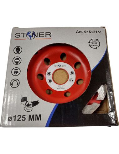 TARCZA DIAMENTOWA DO SZLIFOWANIA 125mm GARNKOWA SILVER