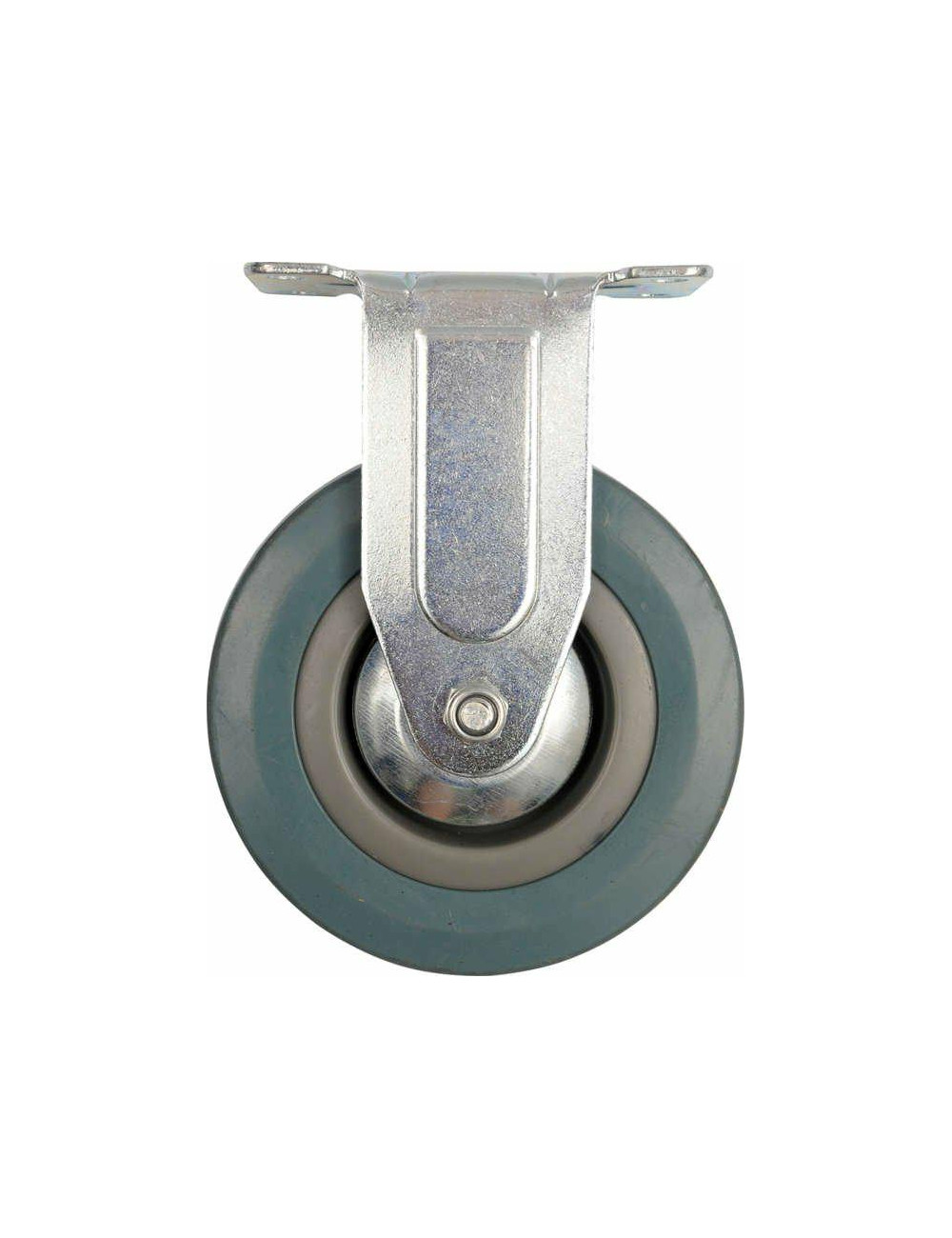 VOREL KOŁO STAŁE Z SZARĄ GUMĄ 100mm