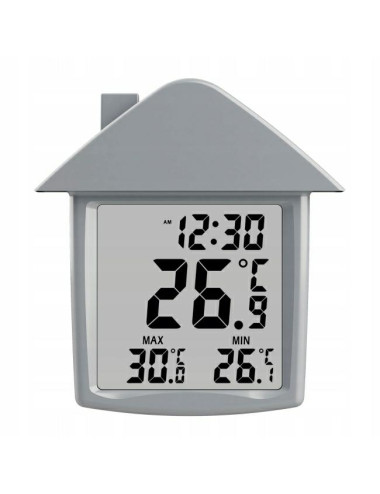 TERMOMETR ZAOKIENNY TRANSPARENTNY