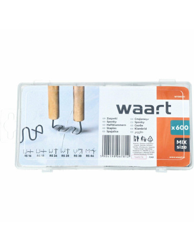 WAART ZSZYWKI DO PLASTIKU 600szt.