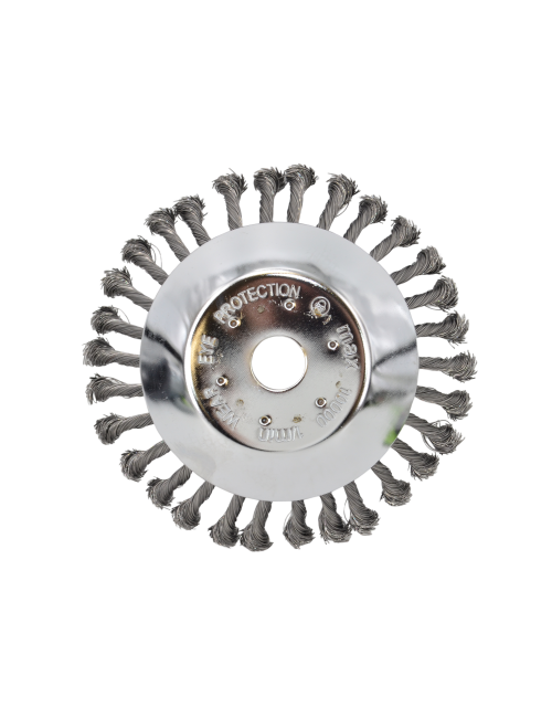 AWTOOLS SZCZOTKA DO KOSY TARCZOWA DRUCIANA 200X25,4mm