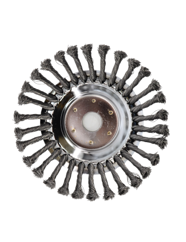 AWTOOLS SZCZOTKA DO KOSY TARCZOWA DRUCIANA 200X25,4mm