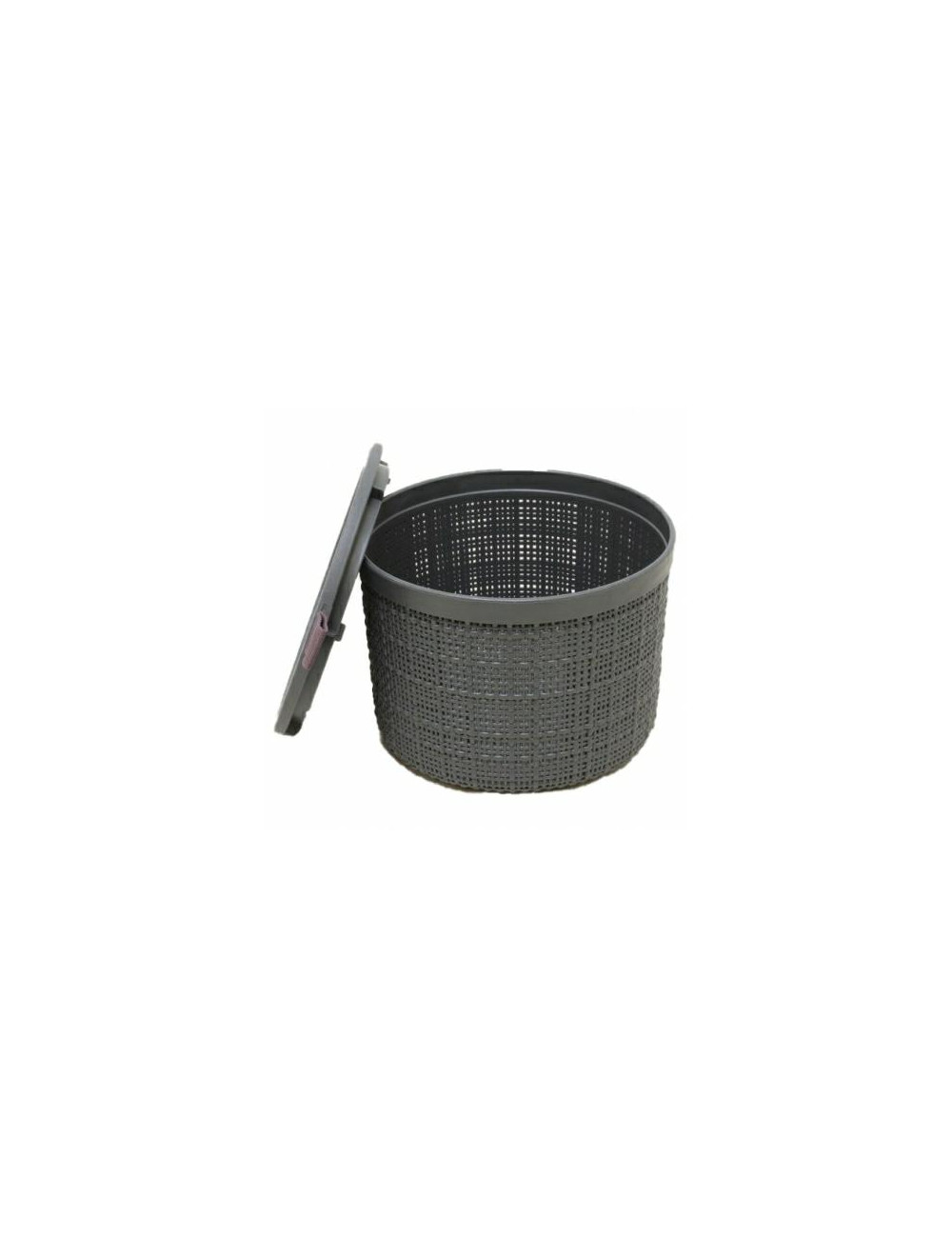 CURVER KOSZYK OKRĄGŁY Z PRZYKRYWKĄ 2L /CIEMNY SZARY