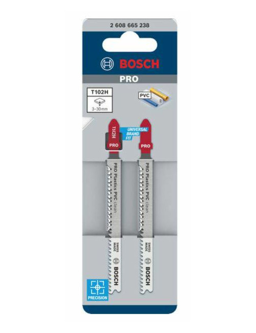 BOSCH BRZESZCZOT T PRO PLASTICS PVC CLEAN T102H 100 mm /2szt.