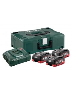 METABO ZESTAW AKUMULATORÓW 3 x 5.5Ah LIHD + ŁADOWARKA ASC 30-36 V + WALIZKA METALOC
