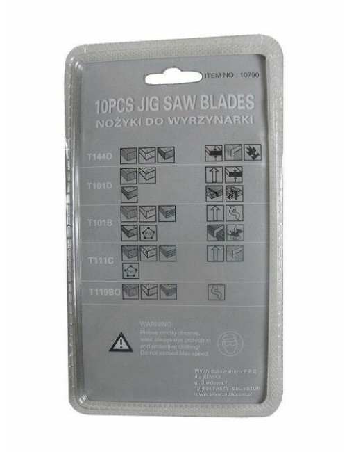 BRZESZCZOT DO WYRZYNAREK 10 szt / SILVER