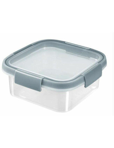 CURVER POJEMNIK NA ŻYWNOŚĆ KWADRATOWY SMART FRESH 0,9L/TRANSPARENTNY/SZAROBŁĘKITNY