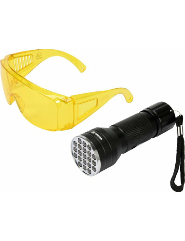 VOREL LATARKA UV 21 LED + OKULARY