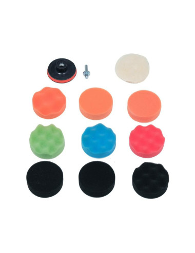 YATO ZESTAW DO POLEROWANIA 80mm, M10, 12szt.