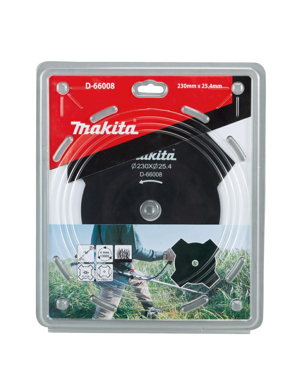 MAKITA NÓŻ DO KOSY 4-ZĘBNY 230x4Tx25.4