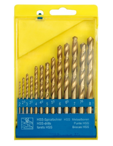 VOREL WIERTŁO METAL TYTAN KPL.13szt. /2,0-8,0/