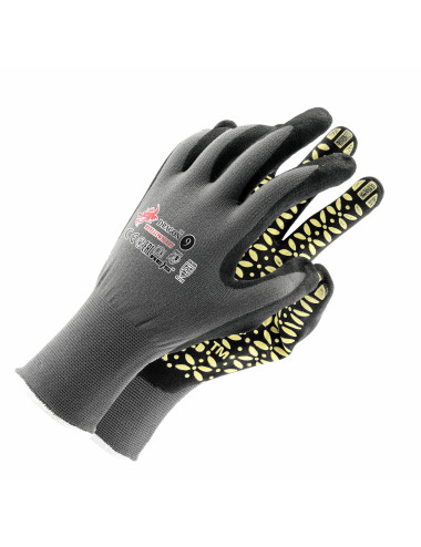 RĘKAWICE ROBOCZE DRAGON ROZ- 7 CZARNO-ŻÓŁTE