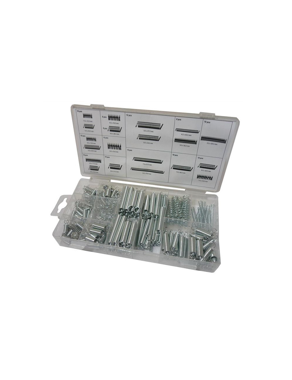 YATO SPRĘŻYNKI 200szt. MIX