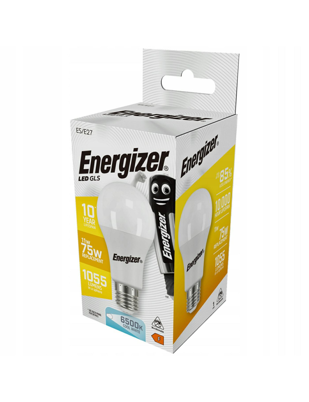 ENERGIZER ŻARÓWKA BULB 11W / 75W E27 1055LM BARWA ZIMNA