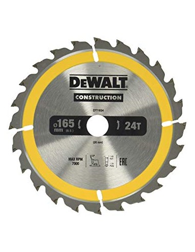 DEWALT PIŁA TARCZ.165x30mmx30z