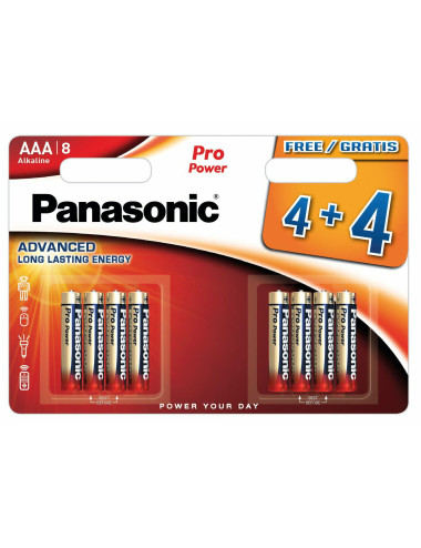 PANASONIC BATERIA ALK.LR03E/BL8szt.