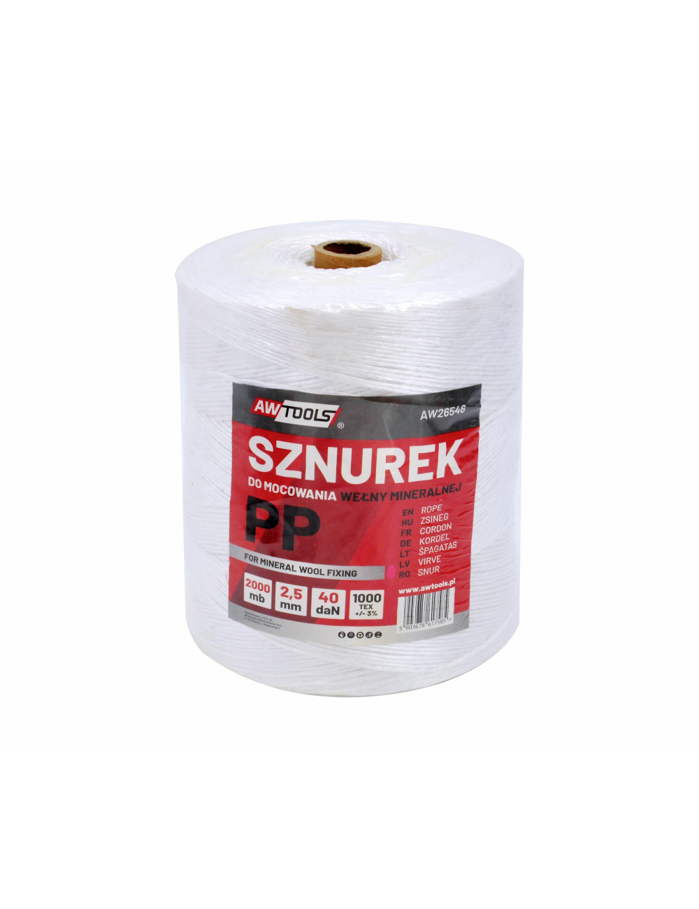 AWTOOLS SZNUREK PP DO PODWIĄZYWANIA WEŁNY 500m