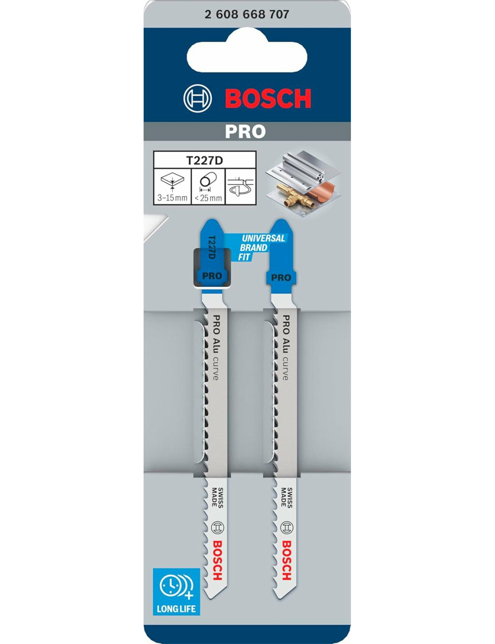 BOSCH BRZESZCZOT T PRO ALU CURVE T227D 100 mm /2szt.