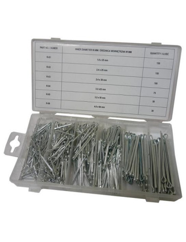 YATO ZAWLECZKI PROSTE 555szt. MIX