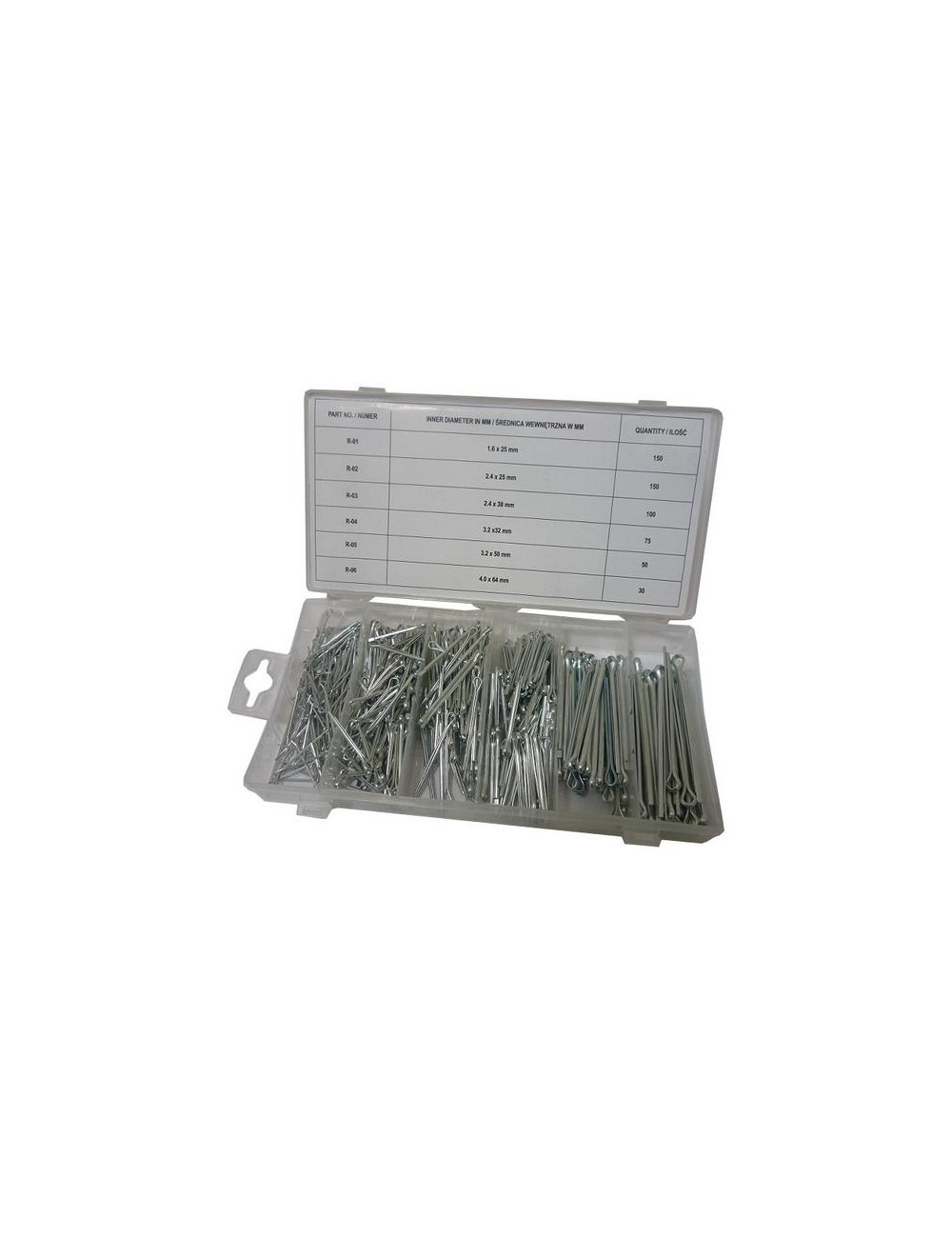 YATO ZAWLECZKI PROSTE 555szt. MIX