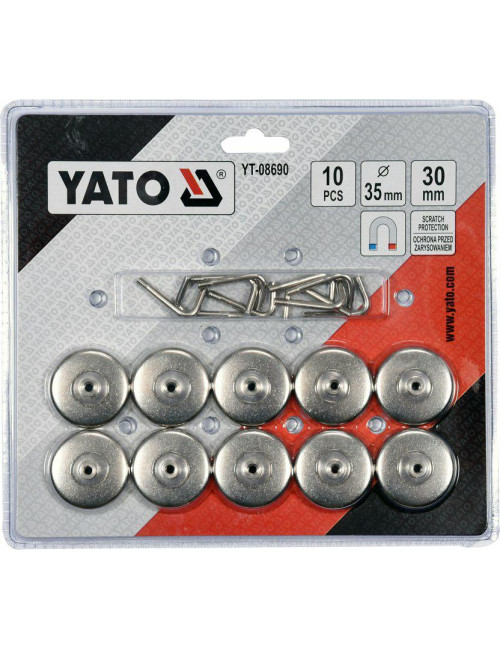 YATO ZESTAW HACZYKÓW MAGNETYCZNYCH 10szt.