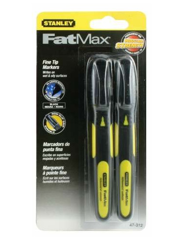 STANLEY MARKER FATMAX XL OKRĄGŁA KOŃC. 2szt.