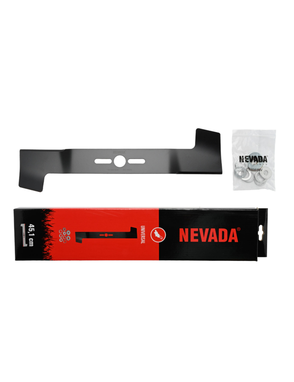 NEVADA NÓŻ DO KOSIARKI UNIWERSALNY 45.1CM ZBIERAJĄCY