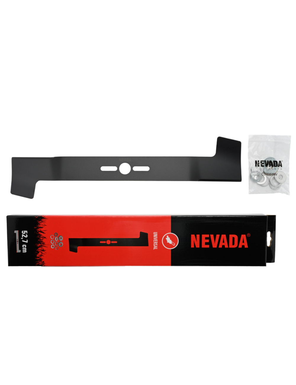 NEVADA NÓŻ DO KOSIARKI UNIWERSALNY 52,7CM ZBIERAJĄCY