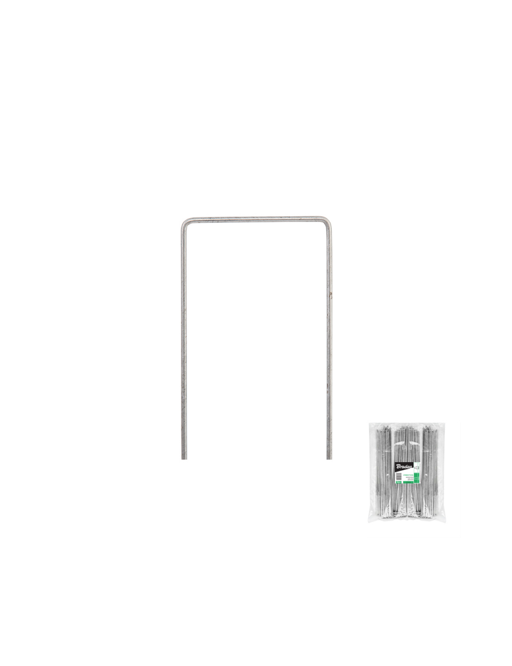 SZPILKA DO AGROTKANIN METALOWA 7cm x 15cm /50szt.