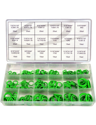 USZCZELKI ORINGI 270szt. SILVER