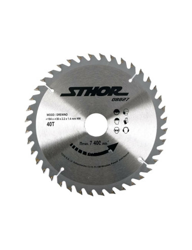 STHOR PIŁA TARCZOWA WIDIOWA 184x30x40z