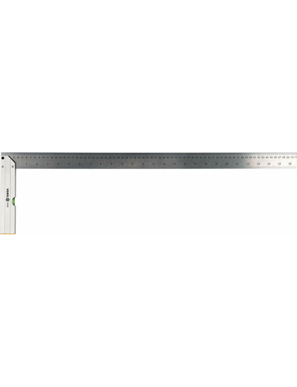 VOREL KĄTOWNIK METALOWY 700mm ZE STOPKĄ I LIBELKĄ