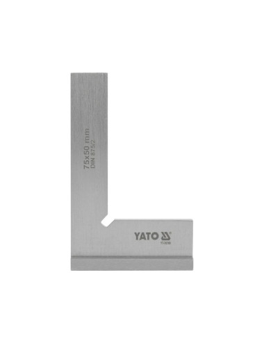 YATO KĄTOWNIK ŚLUSARSKI ZE STOPKĄ 75x50mm