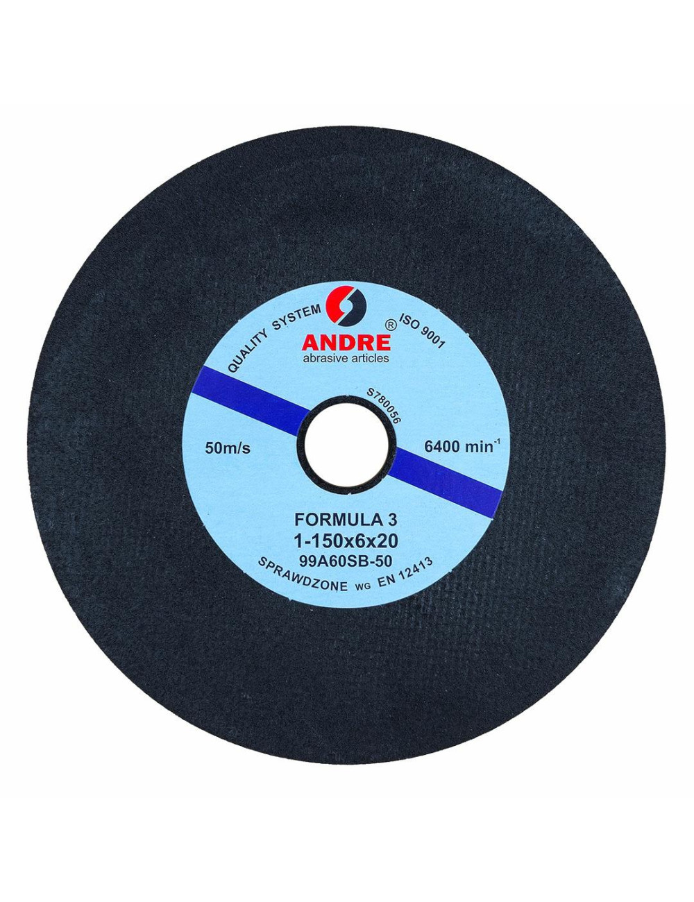 ANDRE ŚCIERNICA DO OSTRZENIA PIŁ TAŚMOWYCH 150 x 6 x 20mm 99A60SB88 - 50 FORMULA "3"