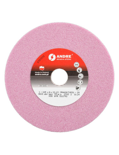 ANDRE ŚCIERNICA DO OSTRZENIA ŁAŃCUCHÓW 145 x 8,0 x 22,2mm CRA60K7VE01 - 35