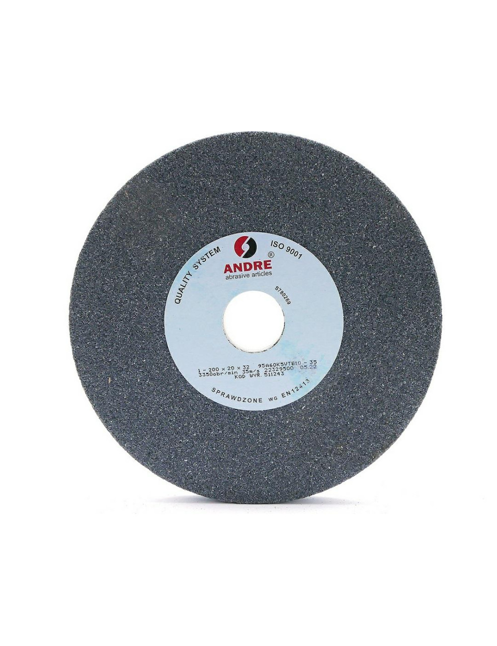 ANDRE ŚCIERNICA PŁASKA 200mm x 20mm x 32mm 95A60K5VTE10-35 SZARA "TYP 1"