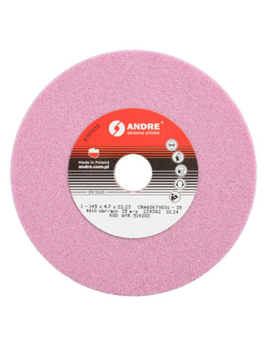 ANDRE ŚCIERNICA DO OSTRZENIA ŁAŃCUCHÓW 145 x 4,7 x 22,2mm CRA60K7VE01 - 35