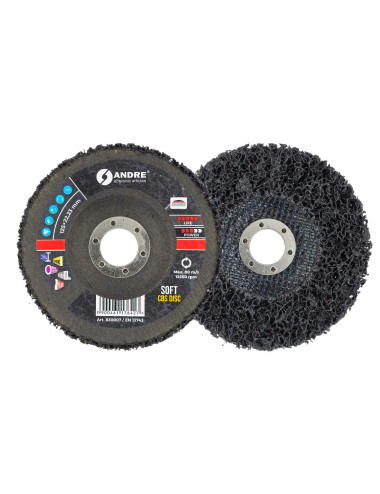 ANDRE KRĄŻEK SZLIFIERSKI CBS 125mm SOFT - BLACK